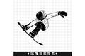 Snowboarder Jump SVG, Snowboarder Jump DXF, Snowboarder Jump PNG, Cut File, Clipart, Digital File, Instant Download