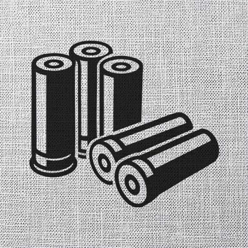 Shotgun Shell SVG, Ammo DXF, Shell PNG, Hunting Cut File, Clipart ...