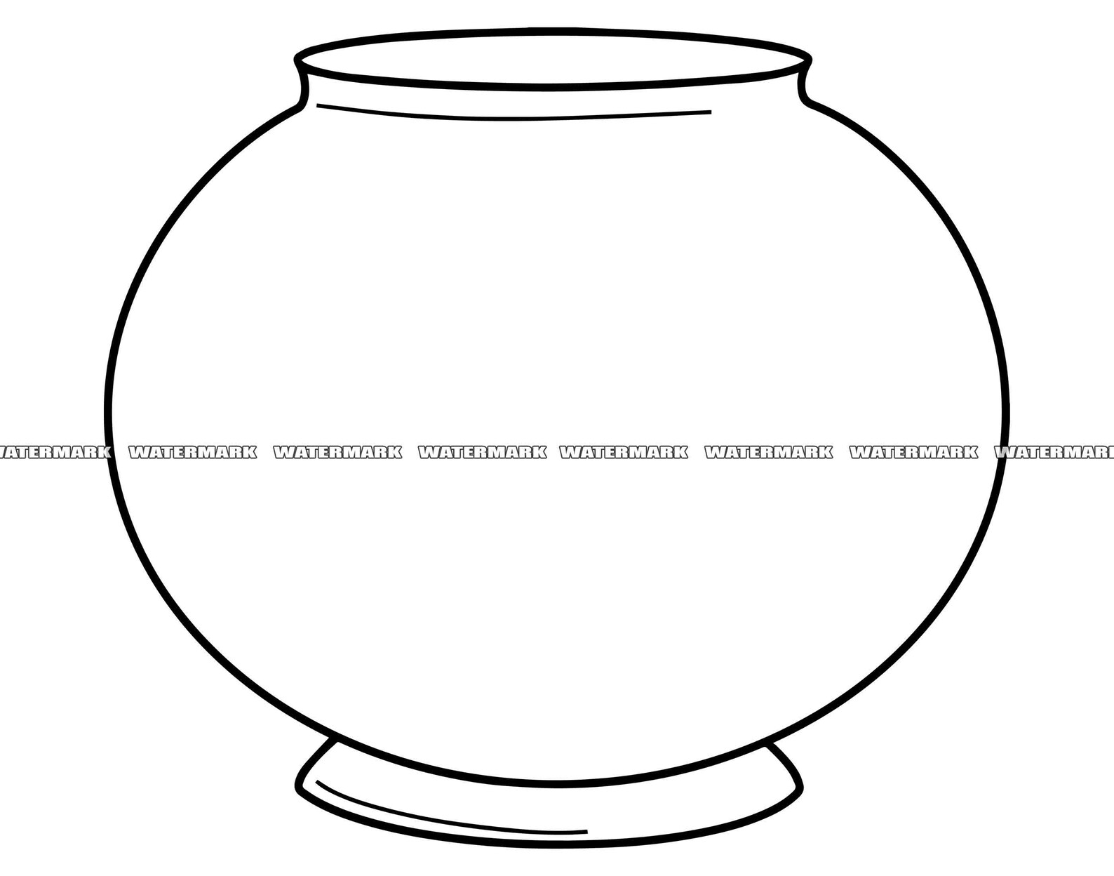 Fishbowl SVG Fishbowl Cut File Fishbowl DXF Fishbowl PNG - Etsy
