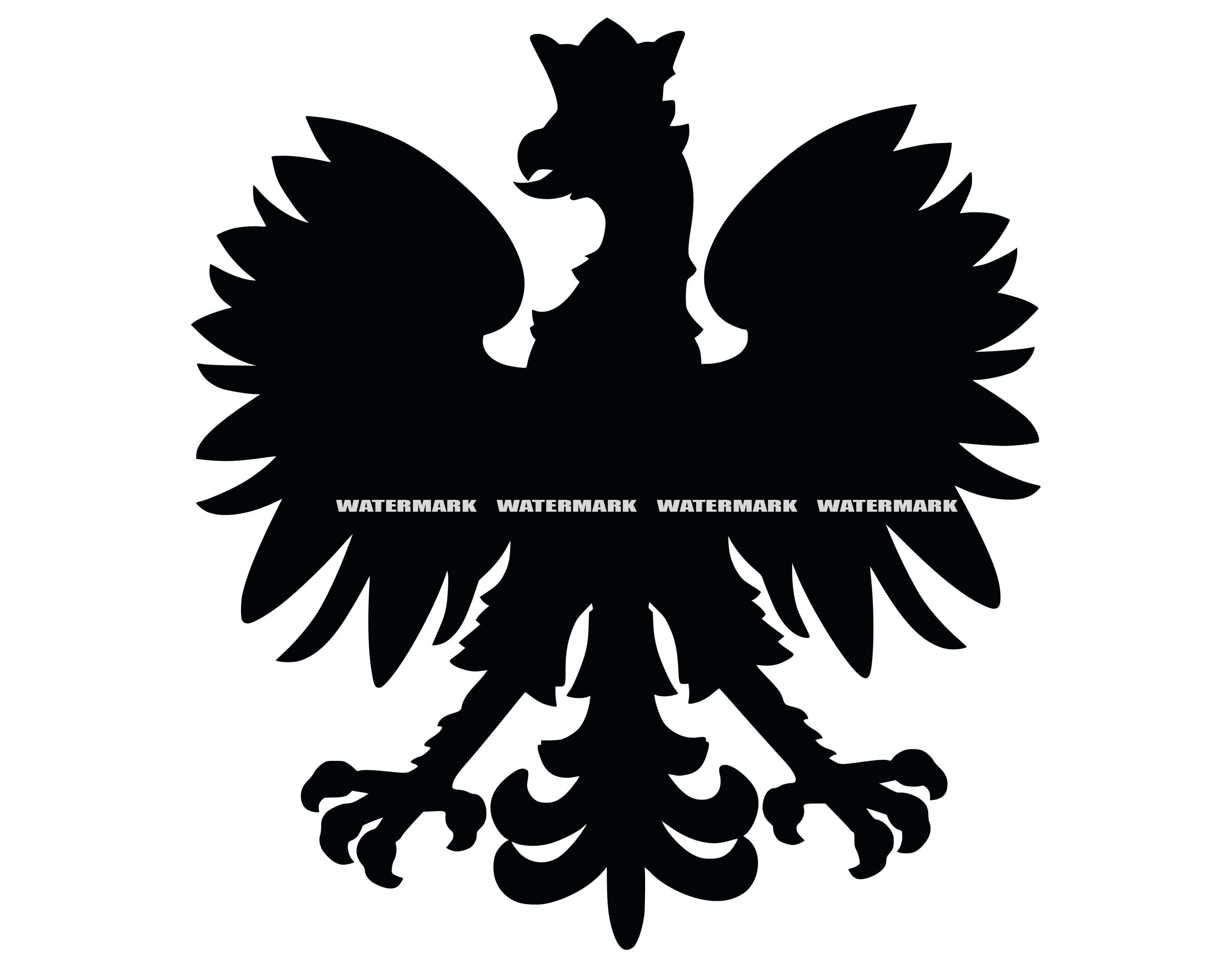 Polish Eagle SVG Polish Eagle DXF Polish Eagle PNG Polish - Etsy