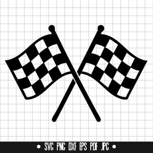 Schneidedatei, digitale Datei, Racing Flaggen Design, karierte Flagge Design, Design, Sport Design, Design, Design, Kunst,