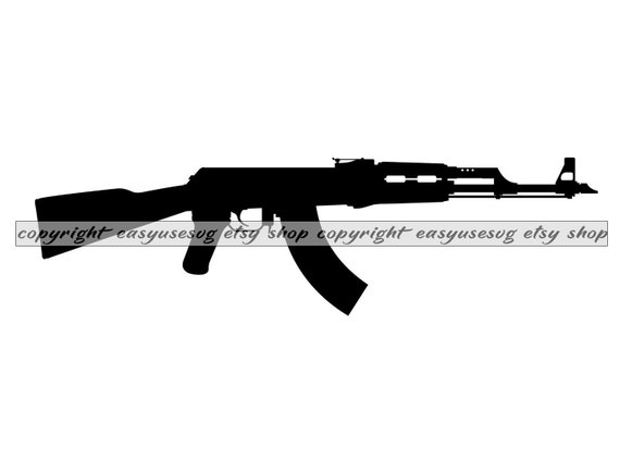 AK47 SVG AK47 DXF AK47 PNG AK47 Clipart AK47 Silhouette - Etsy Australia