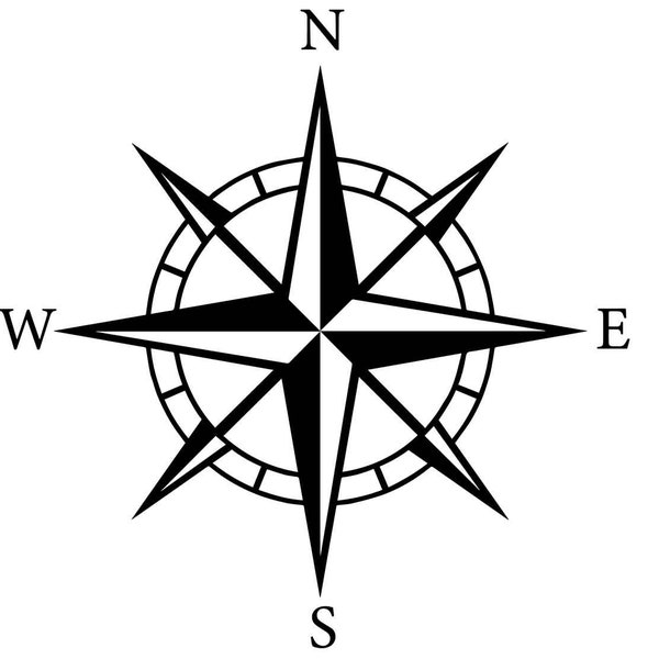 Compass SVG, Compass DXF, Compass PNG, Compass Clipart, Compass Silhouette, Compass svg Files for Cricut, Compass Cut Files For Silhouette