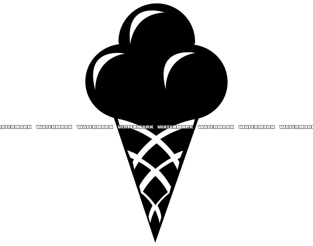 Ice Cream SVG Ice Cream Cut File Ice Cream DXF Ice Cream - Etsy