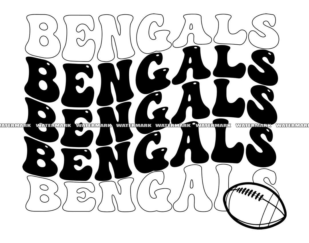 Bengals American Football SVG Bengals Cut File Bengals DXF - Etsy
