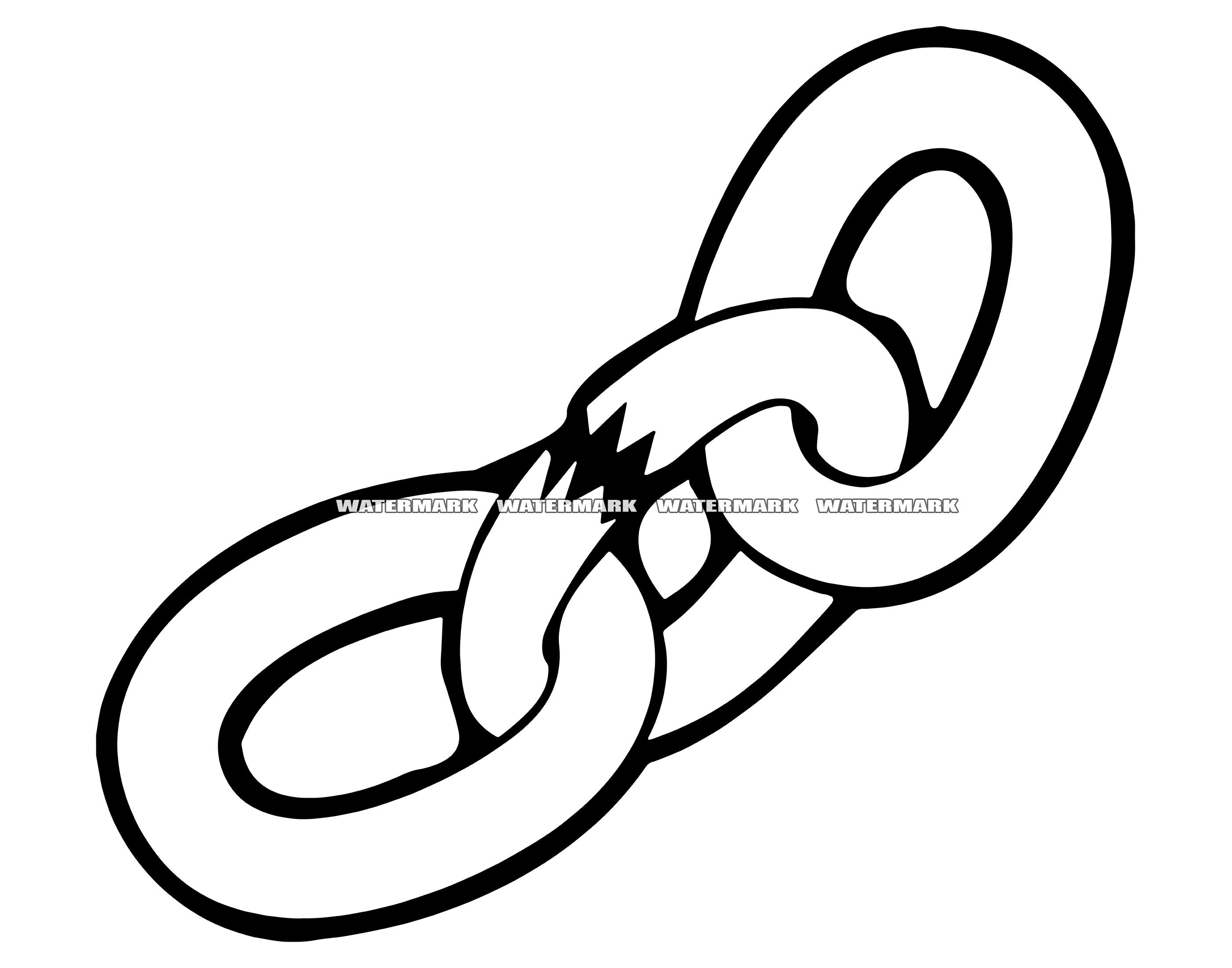 Broken Chain SVG Broken Chain DXF Broken Chain PNG Broken Etsy