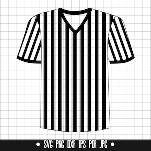 Referee Shirt SVG, Referee Shirt Cut File, Referee Shirt DXF, Referee Shirt PNG, Referee Shirt Clipart, Referee Shirt Silhouette