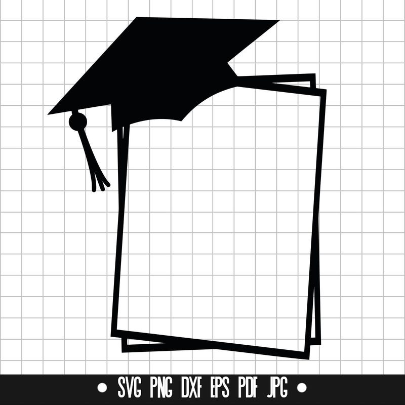 Graduation Cap Border - Etsy