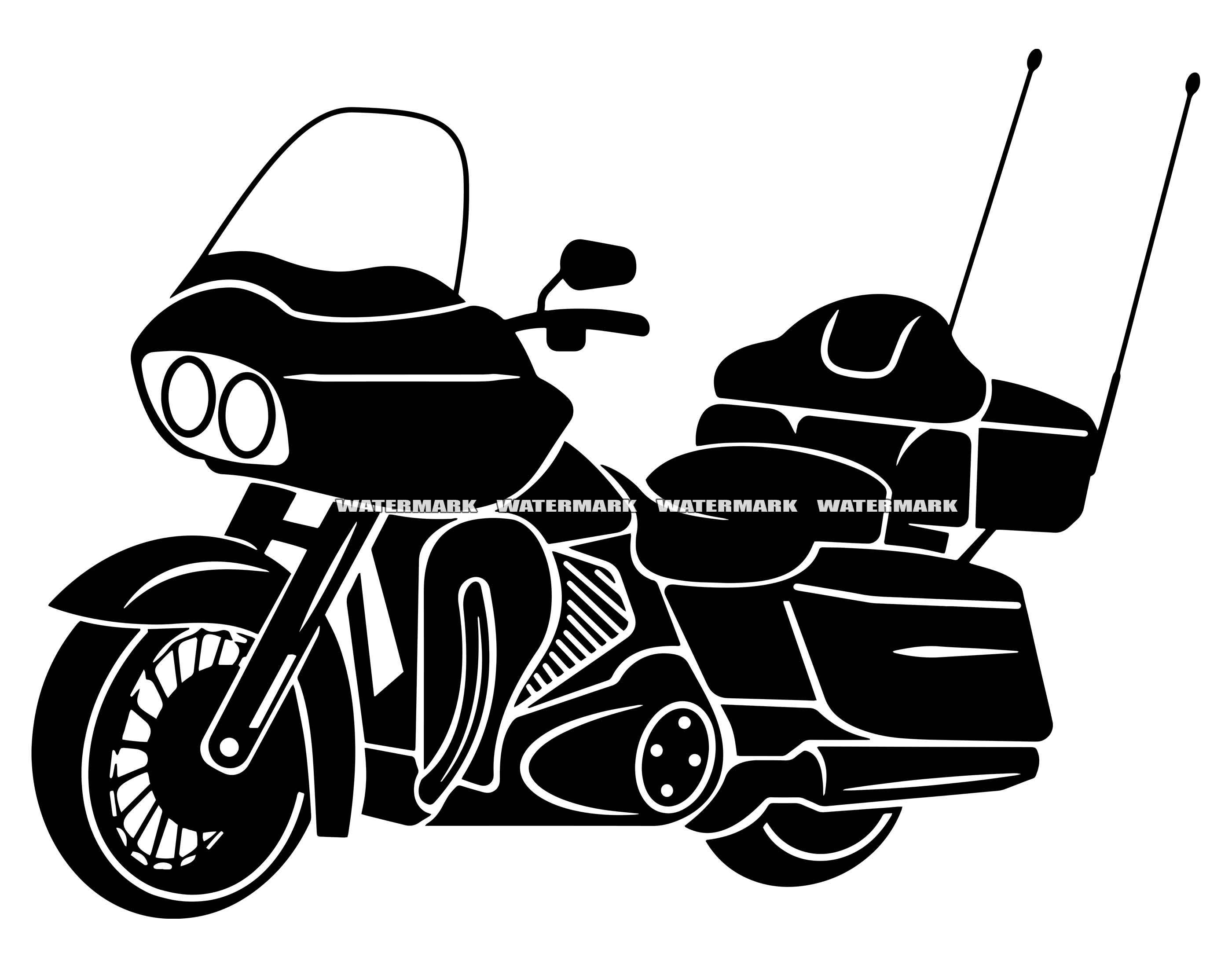 Indian Chief Vintage Motorcycle Svg Clipart-Vector Clip Art Graphics