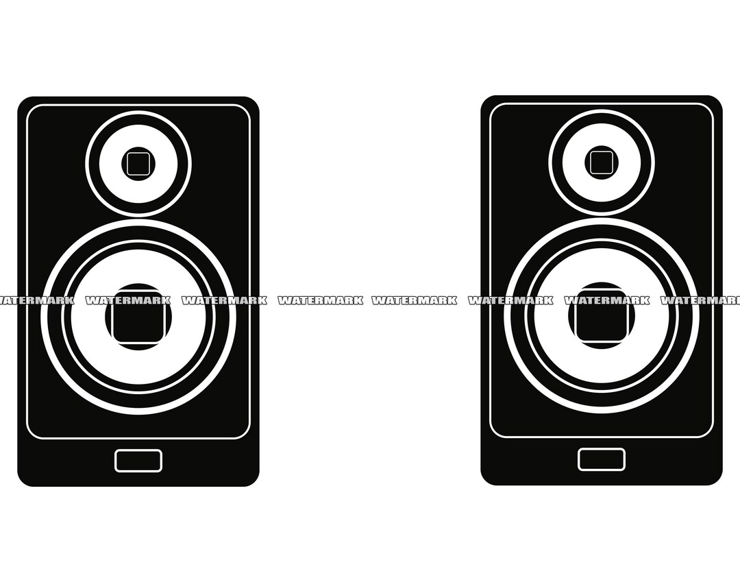 Speakers SVG Speakers Cut File Speakers DXF Speakers PNG Etsy