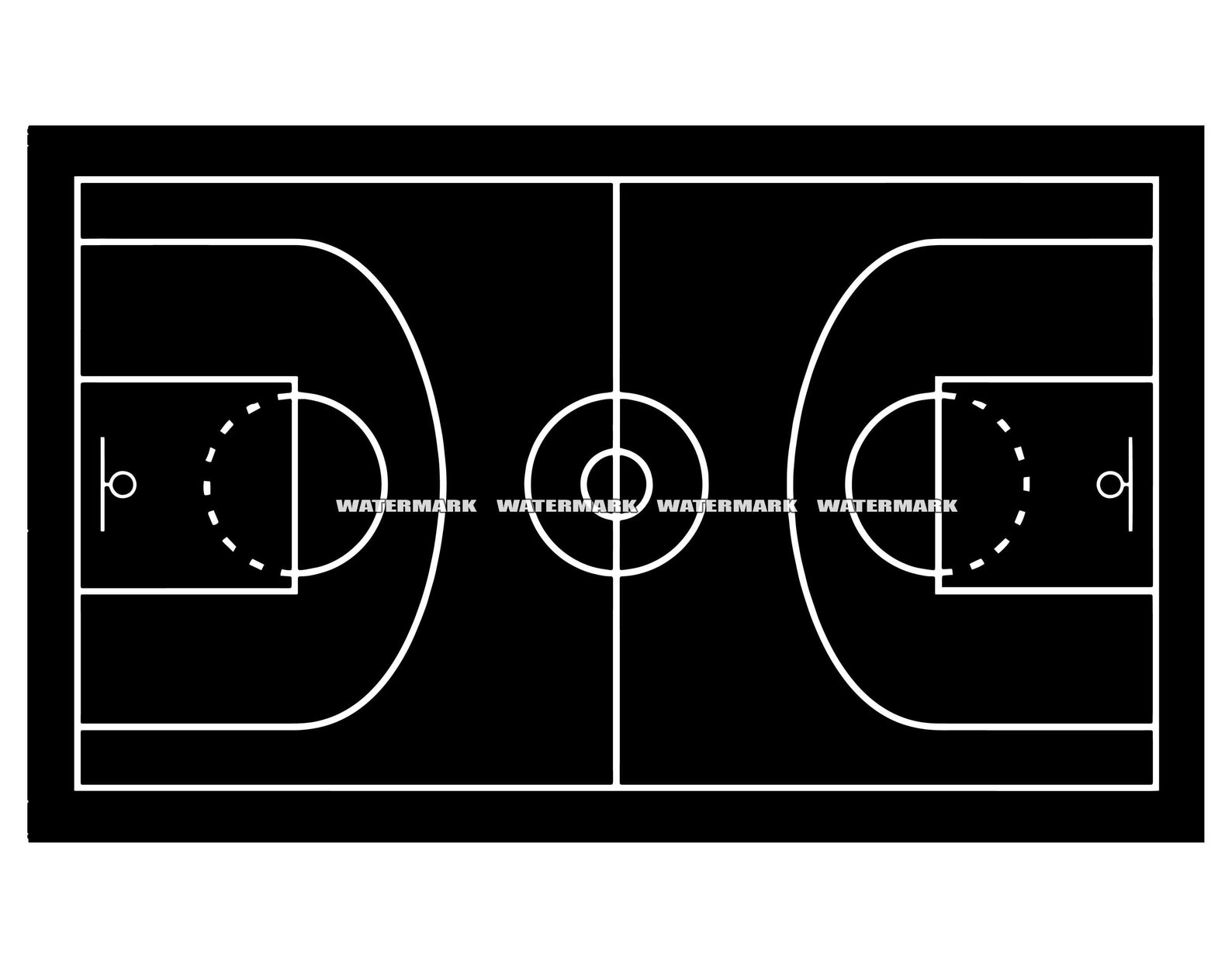 Basketball Court SVG Basketball SVG Court SVG Hoops Svg Etsy