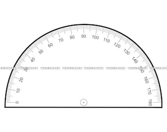 Clipart Protractor Etsy