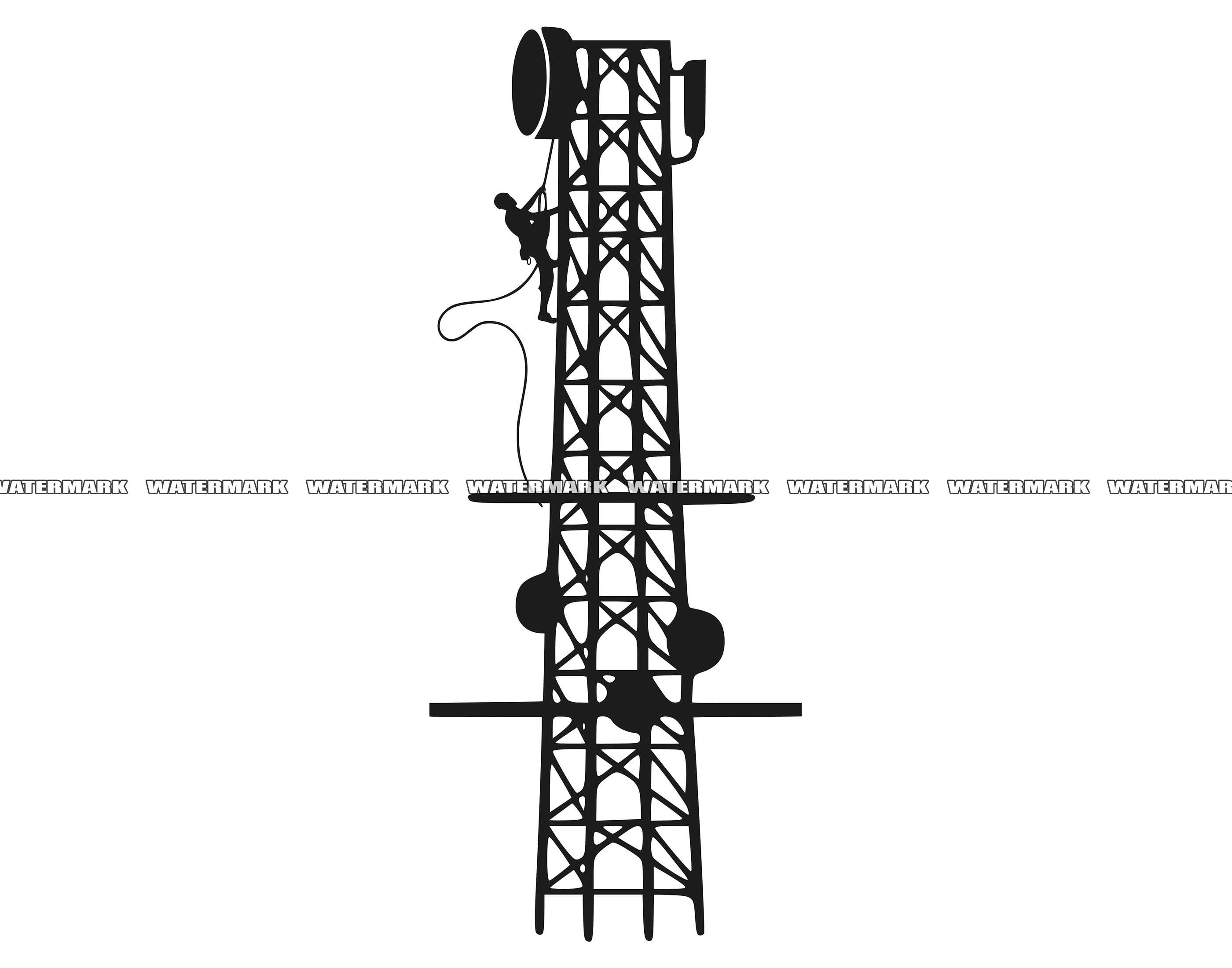 tower-climber-svg-tower-climber-cut-file-tower-climber-dxf-tower