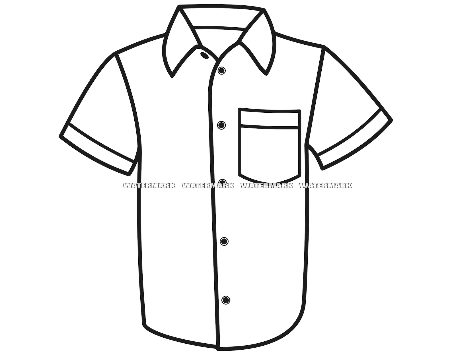 Shirt Outline Svg Shirt SVG Shirt Cut File Shirt DXF Shirt - Etsy