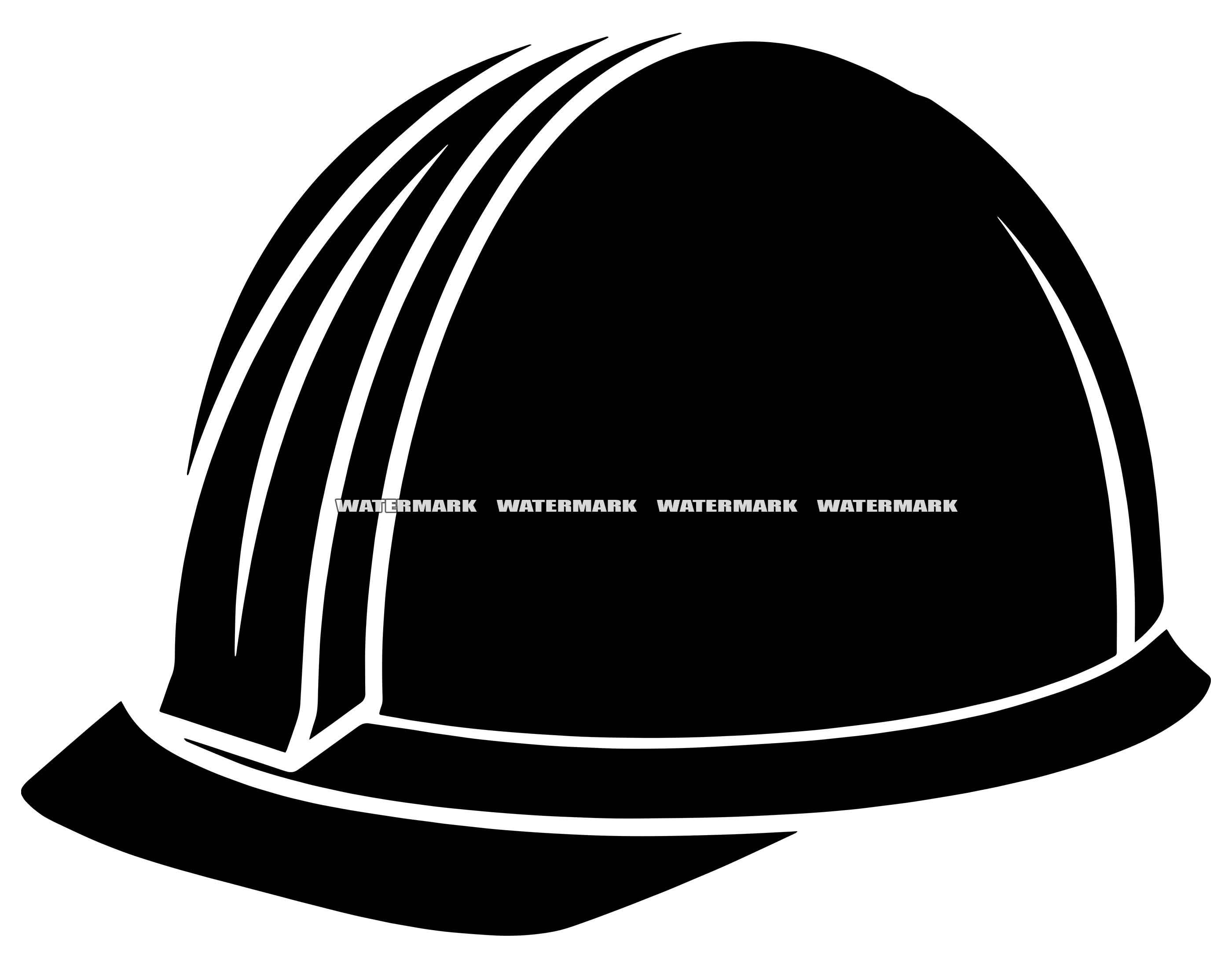 Construction Hat SVG 1 Construction Hat DXF Construction Hat Etsy