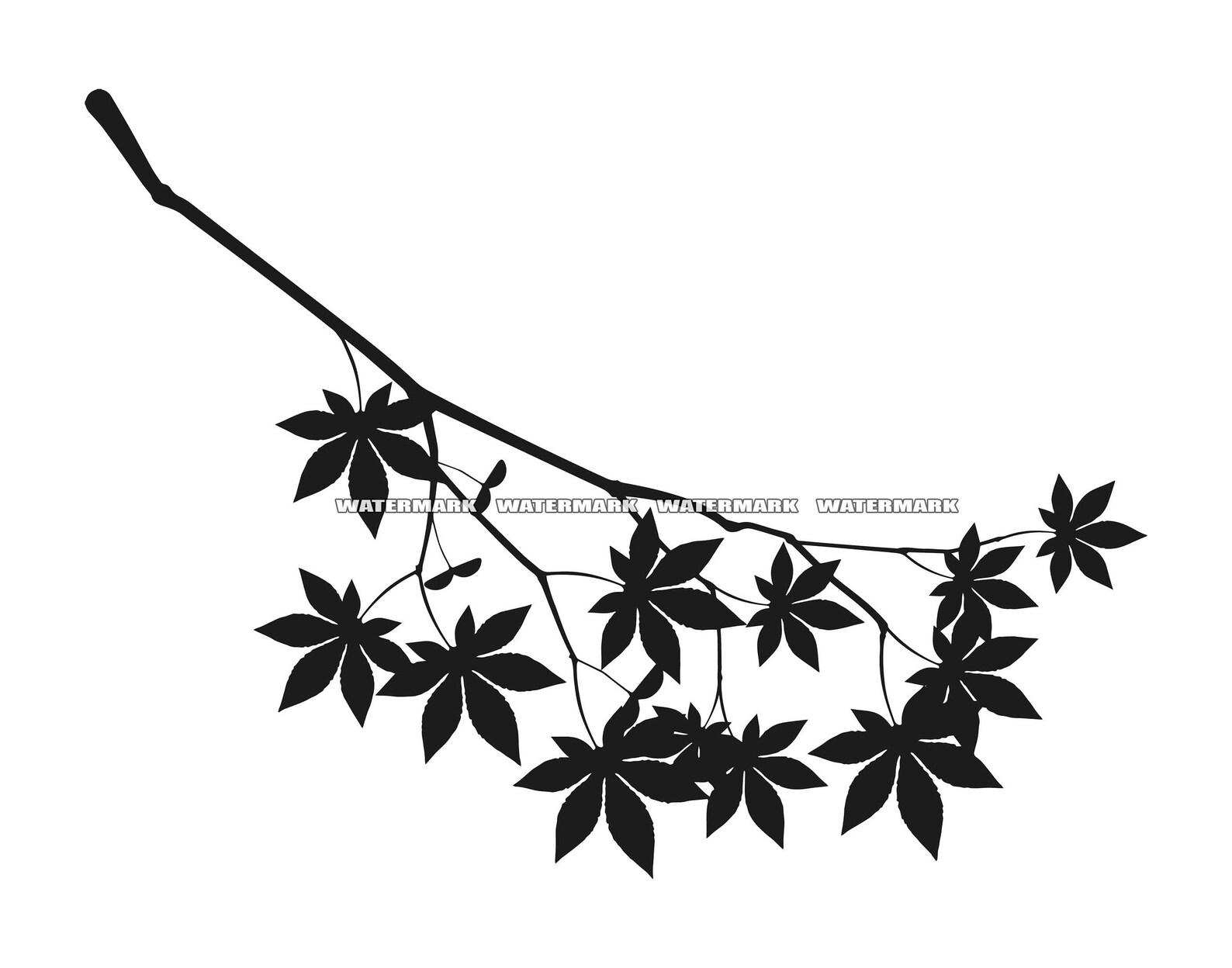 Tree Branch SVG Tree Branch Cut File Tree Branch DXF Tree - Etsy México