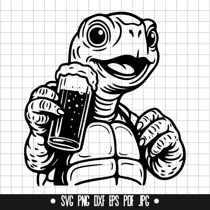 Snapper Turtle Dxf Snapping Turtle - Etsy