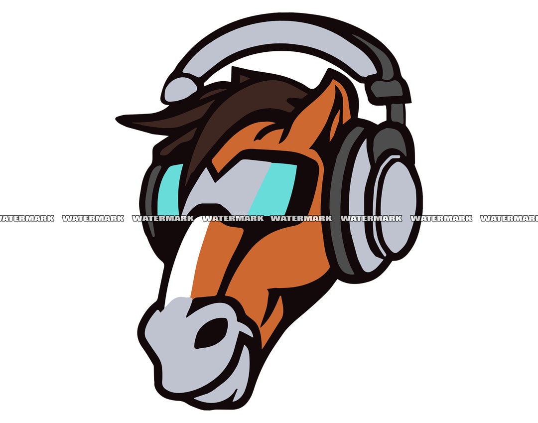 Horse With Headphone and Glasses SVG 3 Communication Sun Etsy