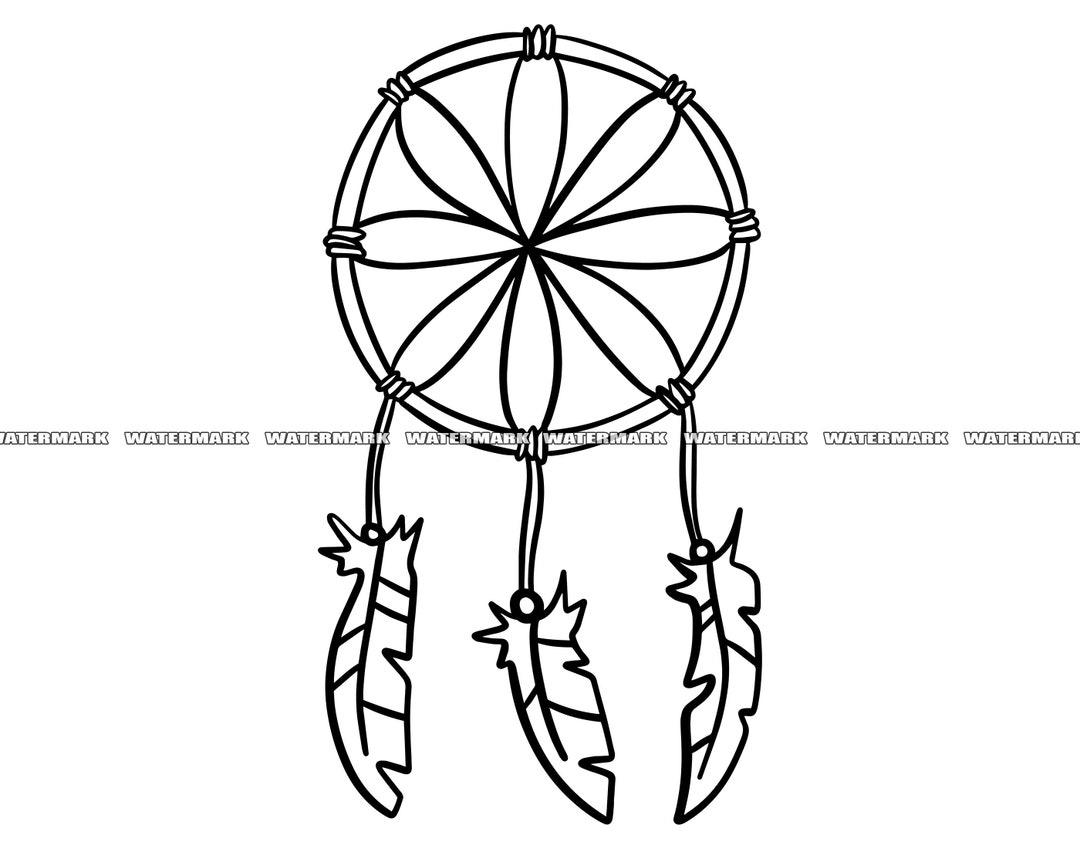 Dream Catcher SVG Dream Catcher Cut File Dream Catcher DXF - Etsy