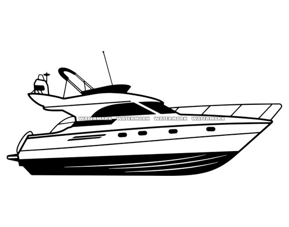 Speed Boat sketch line art illustration 9275558 Vector Art at Vecteezy