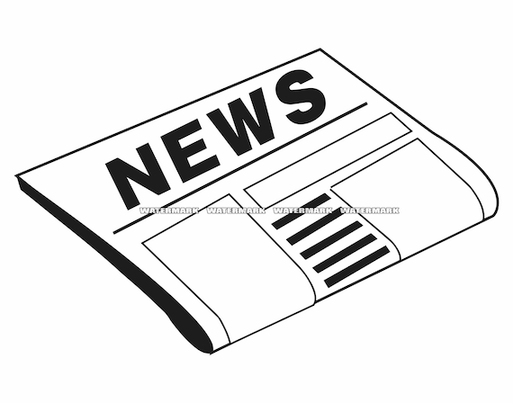 Newspaper Svg Newspaper Cut File Newspaper Dxf Newspaper Etsy Hong Kong