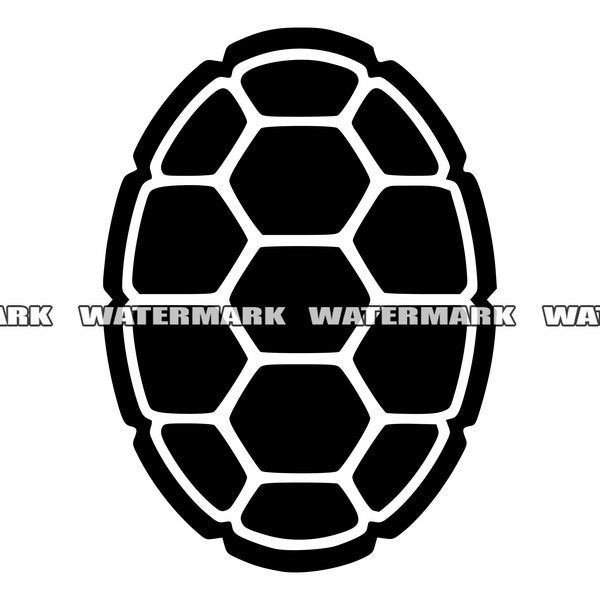 Turtle Shell SVG, Turtle Shell Cut File, Turtle Shell DXF, Turtle Shell PNG, Turtle Shell Clipart, Turtle Shell Silhouette