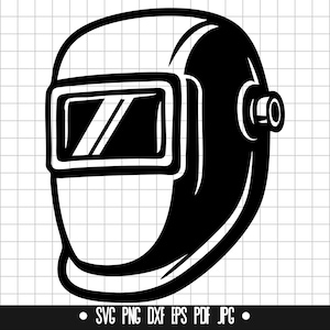 Lasserhelm SVG, lashelm DXF, lasser PNG, helm gesneden bestand, clipart, digitaal bestand, SVG-bestand, silhouet, Instant Download