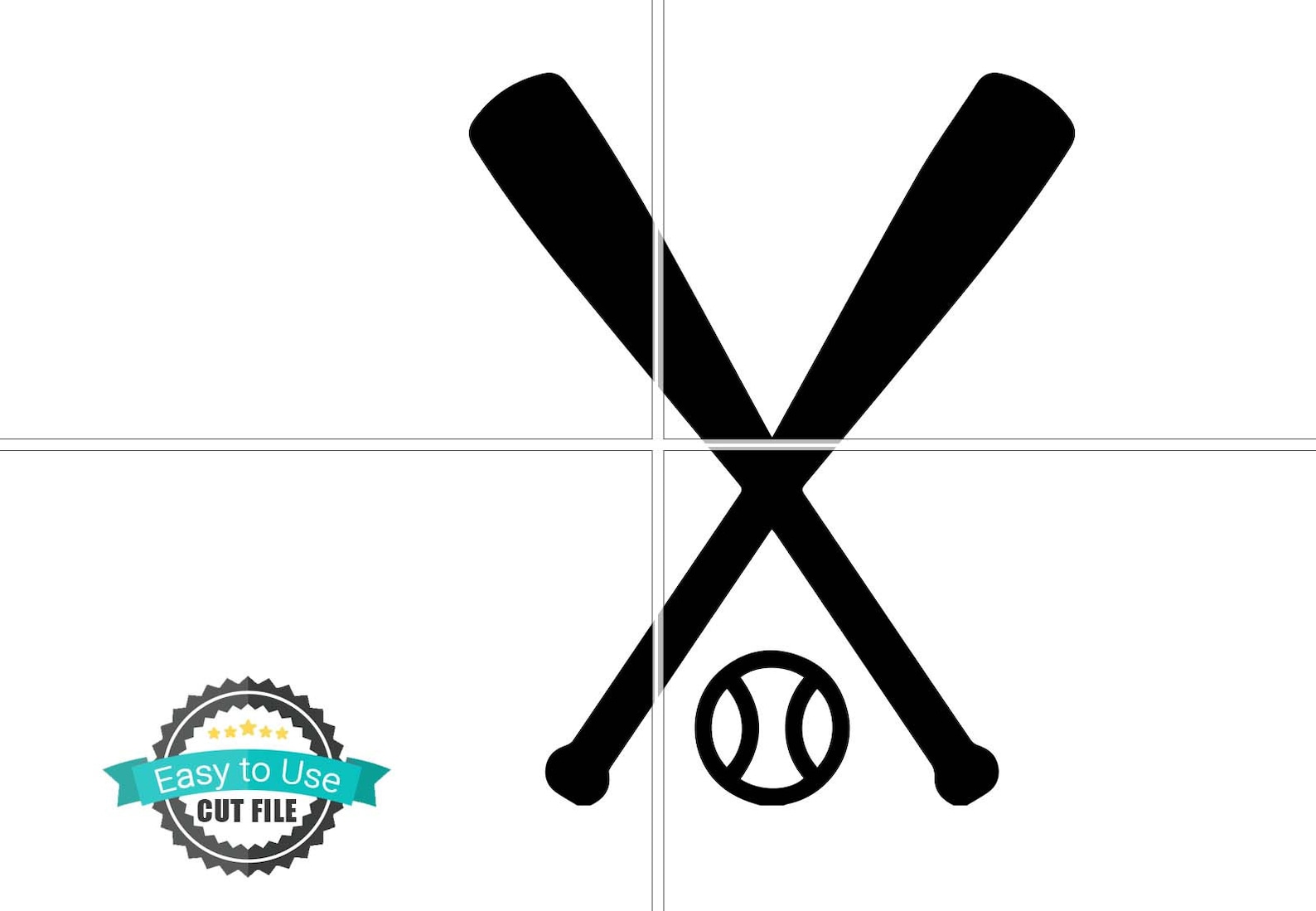 Baseball Bats SVG Baseball SVG Softball SVG Etsy