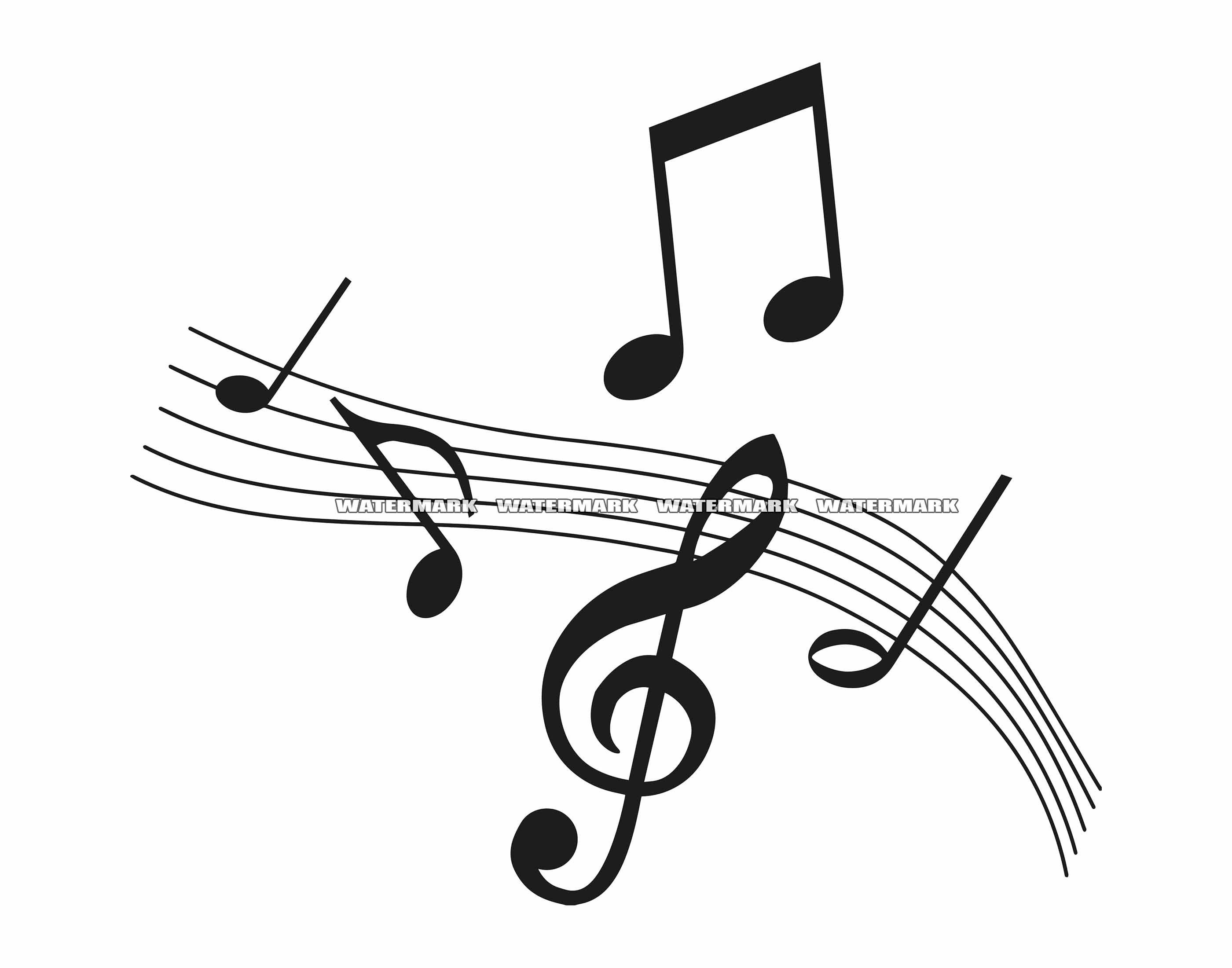 Music Notes SVG Music Notes Cut File Music Notes DXF Music - Etsy Australia