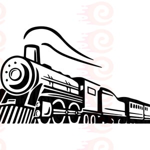 Train SVG, Steam Engine SVG, Locomotive SVG, Train Clipart, Train Files for Cricut, Train Cut Files For Silhouette #2