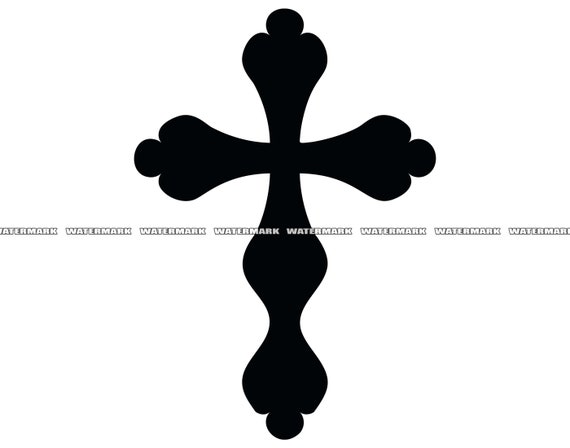 Fancy Cross SVG Fancy Cross Cut File Fancy Cross DXF Fancy 