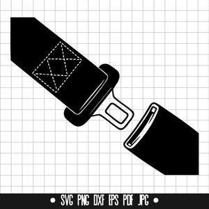 Veiligheidsgordel SVG, gesp PNG, veiligheidsgordel DXF, veiligheidsgordel Eps, veiligheid clipart, gesneden bestand, digitaal bestand, SVG-bestand, silhouet, instant download