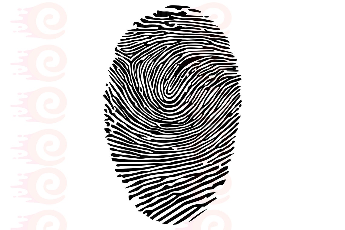 Fingerprint Svg Cut File / Fingerprint SVG / Fingerprint PNG / Etsy