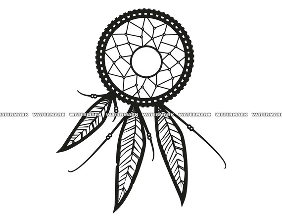 Dream Catcher SVG Dream Catcher Cut File Dream Catcher DXF - Etsy