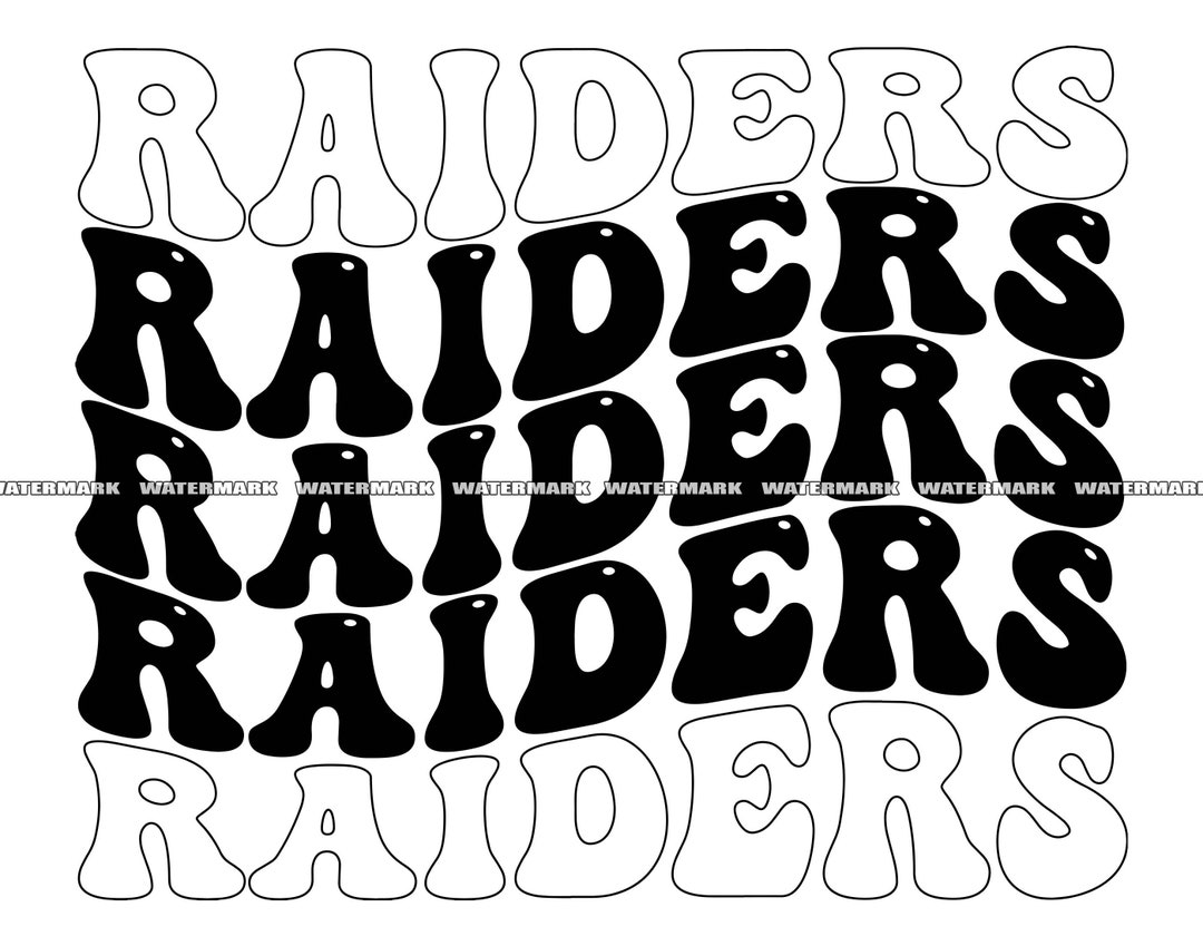 Raiders SVG 1 Raiders Cut File Raiders DXF Raiders PNG Etsy