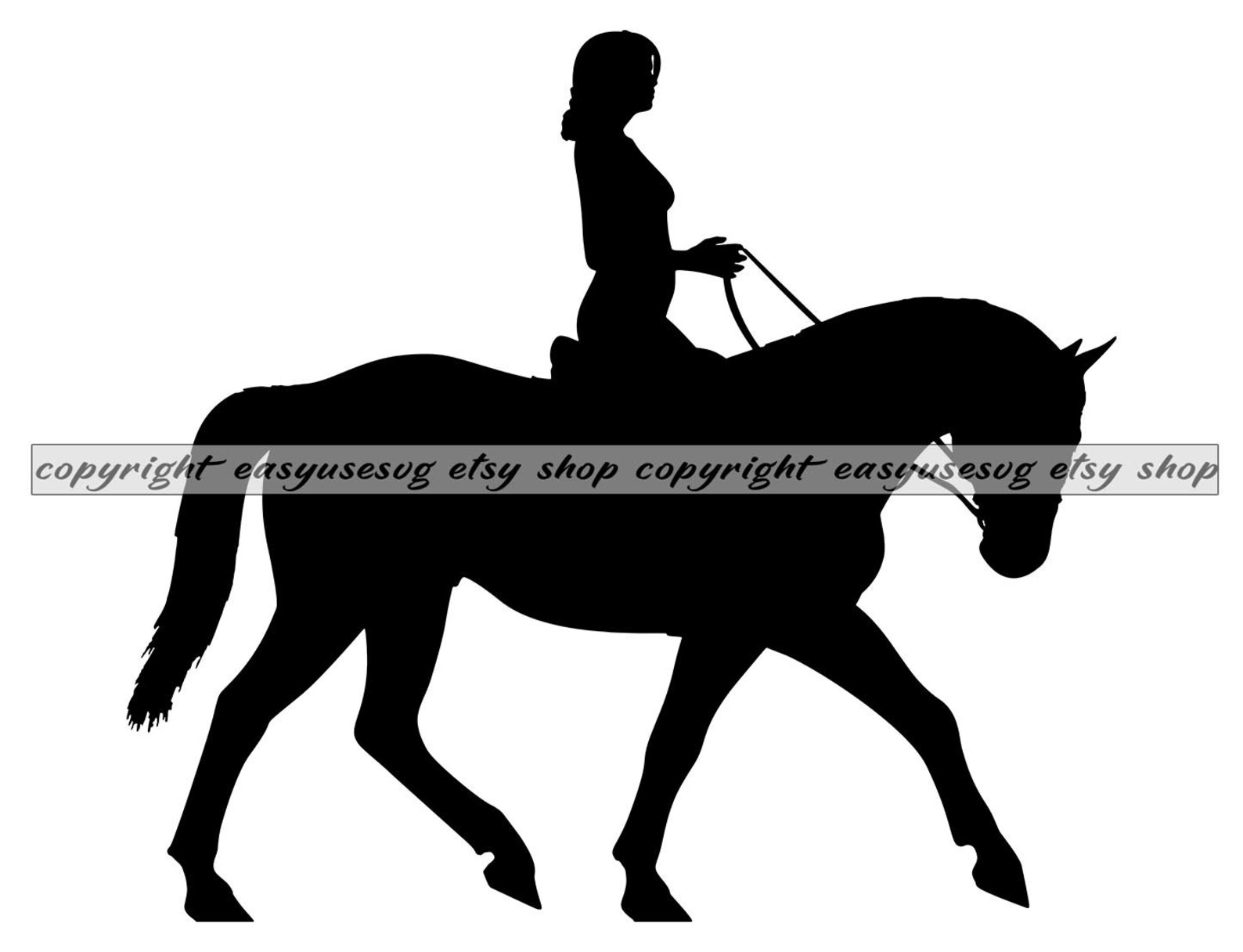 Horse Rider Girl SVG Horse Rider Girl DXF Horse Rider Girl Etsy