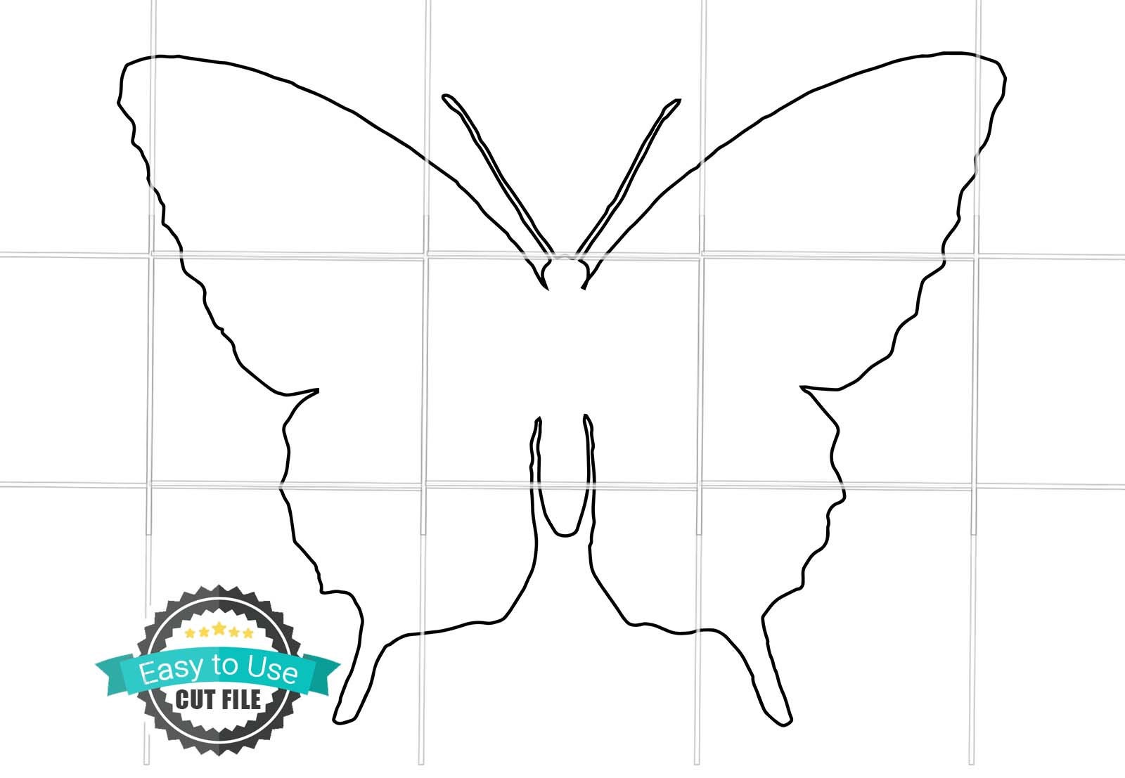 Schmetterling SVG Schmetterling Umriss SVG Schmetterling - Etsy.de