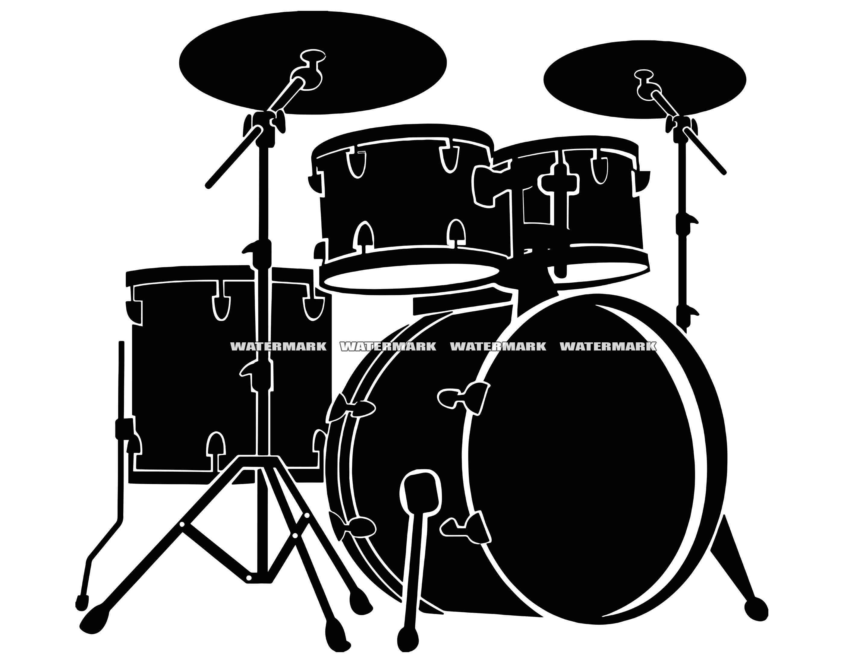 Drums SVG Drum SVG 1 Drums DXF Drums Png Drums Clipart Etsy