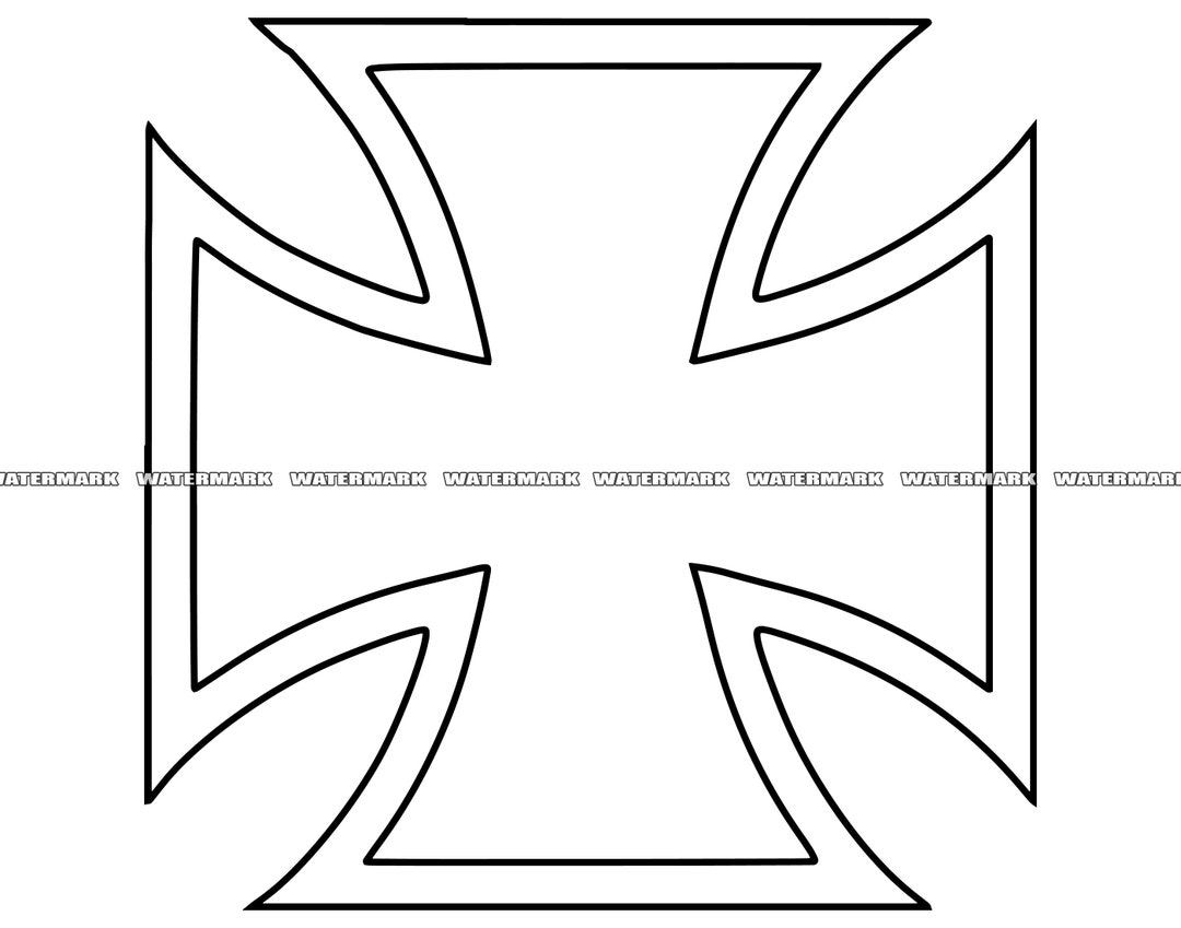 Iron Cross Stencil Printable Iron Cross Stencil Printable