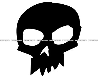 Skull clipart - Etsy
