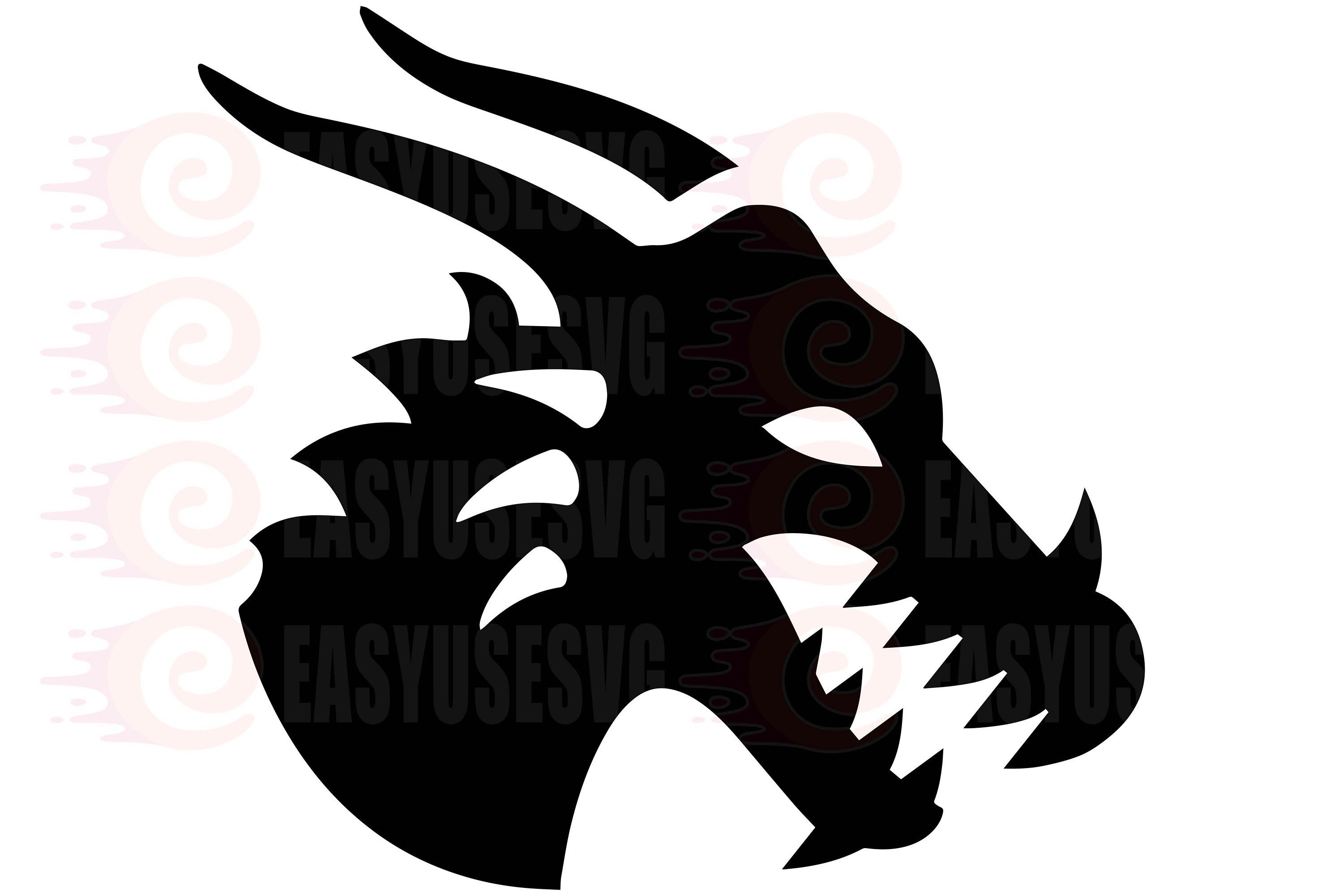 Drachen SVG / Drachen Kopf SVG / Drachen Tattoo SVG / Dragon - Etsy.de