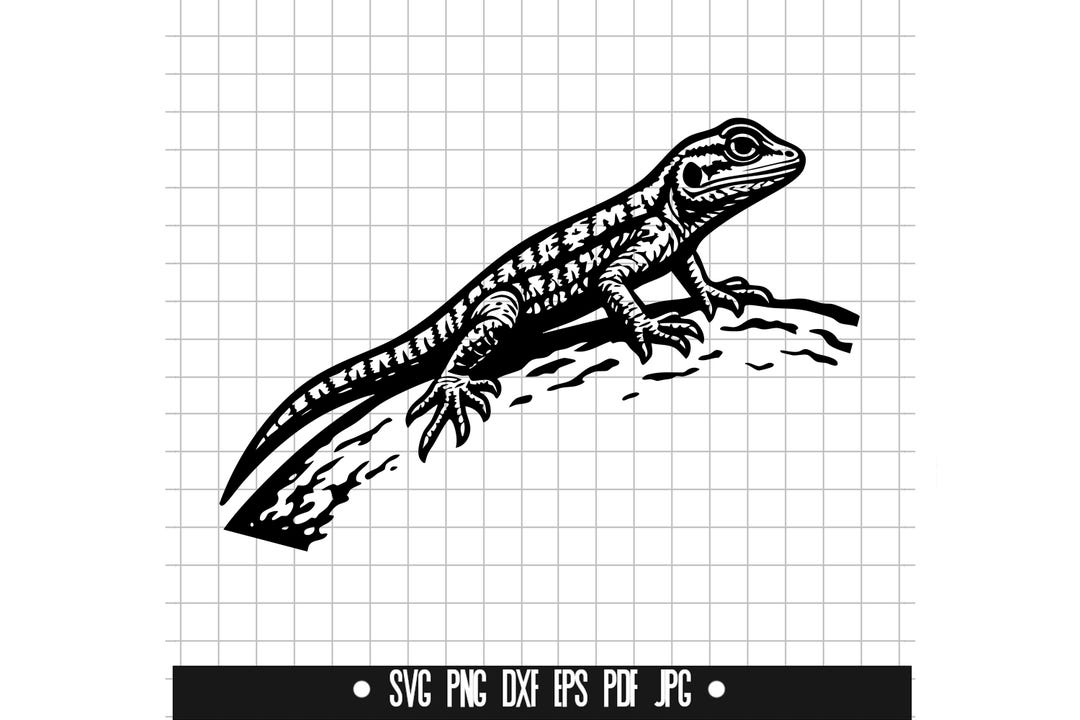 Lizard Dxf File Lizard SVG, Lizard PNG, Lizard DXF, Lizard Cut File, Reptile Clipart ...