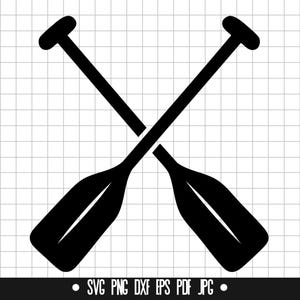 Paddle Svg, Canoe Paddle Svg, Kayak Svg, Rowing Svg, Boating Svg, Clipart, Cut File, Digital File, Svg File, Instant Download