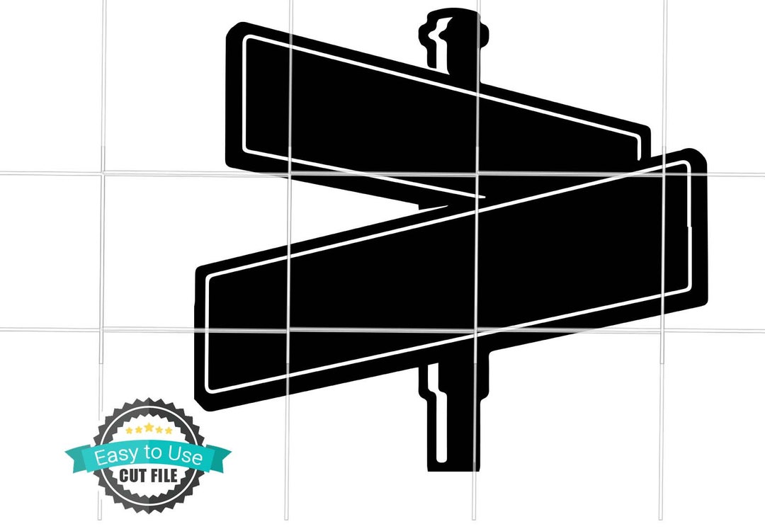 Street Sign SVG, Street Sign DXF, Street Sign Clipart, Street Sign