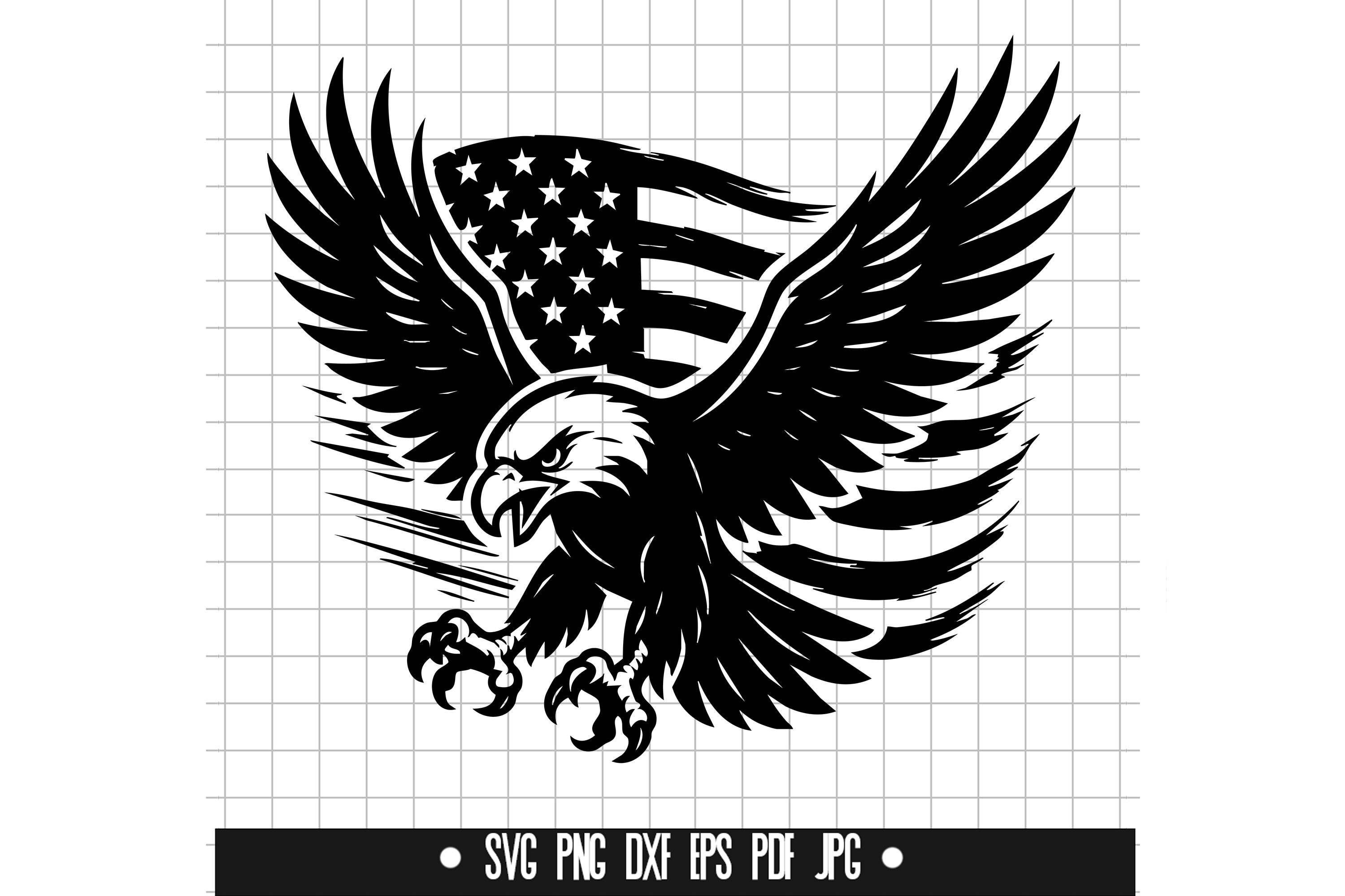 American Eagle Svg, Flag Svg, Bald Eagle Svg, USA Svg, Patriotic Svg ...