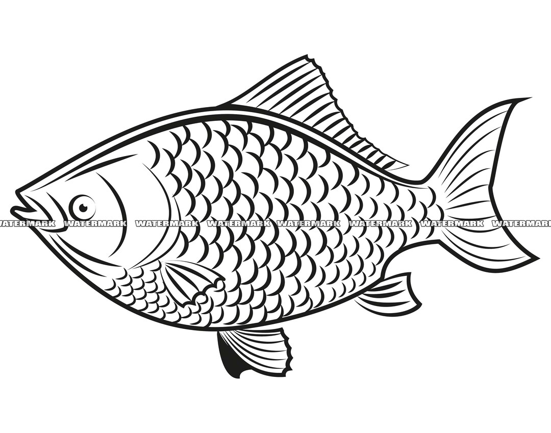Buy Fish SVG Fish Cut File Fish DXF Fish PNG Fish Clipart Online in