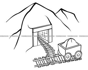 Mine Shaft Svg - Etsy