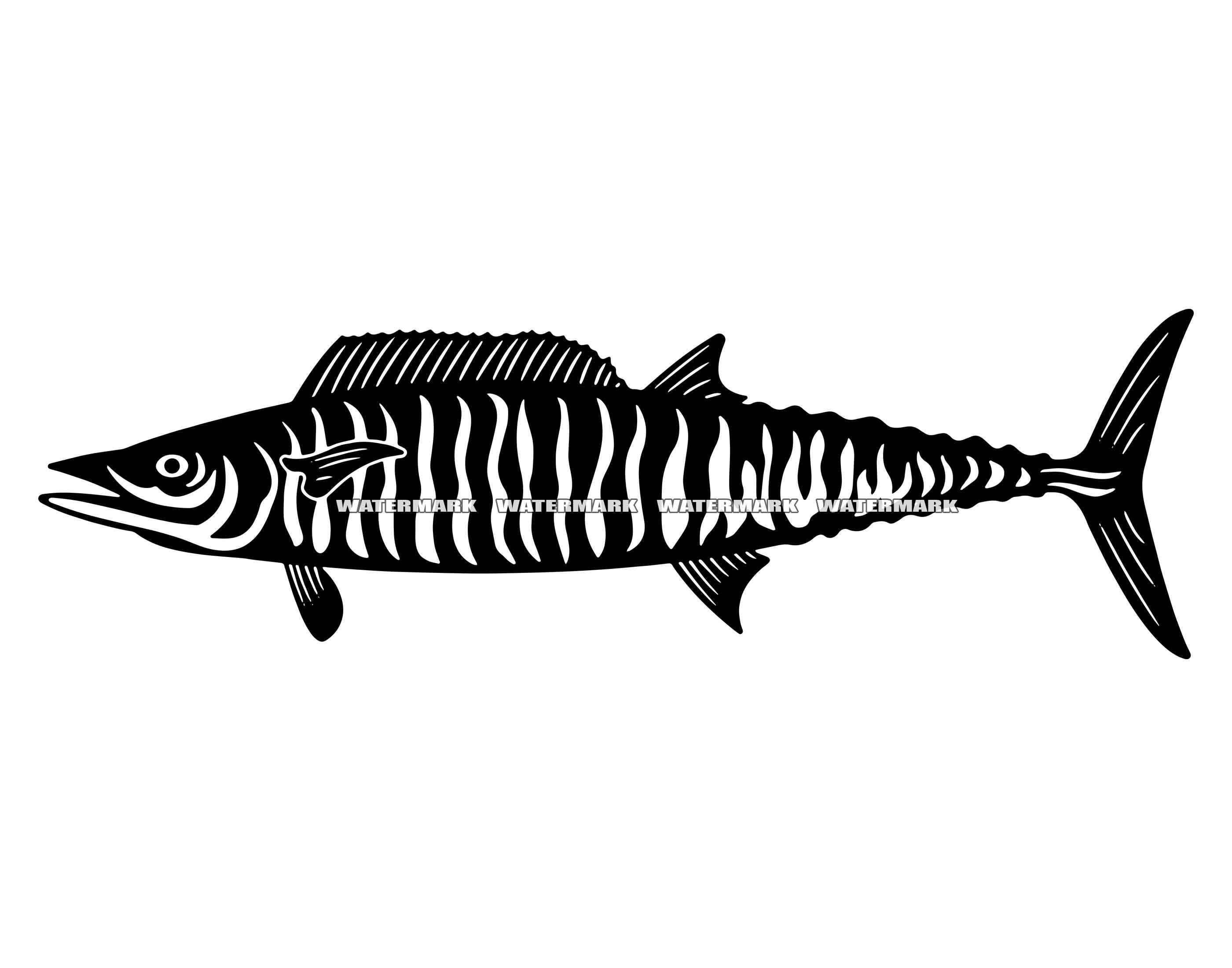 Fish Svg Wahoo Fish Svg Wahoo SVG Wahoo DXF Wahoo PNG Etsy Canada