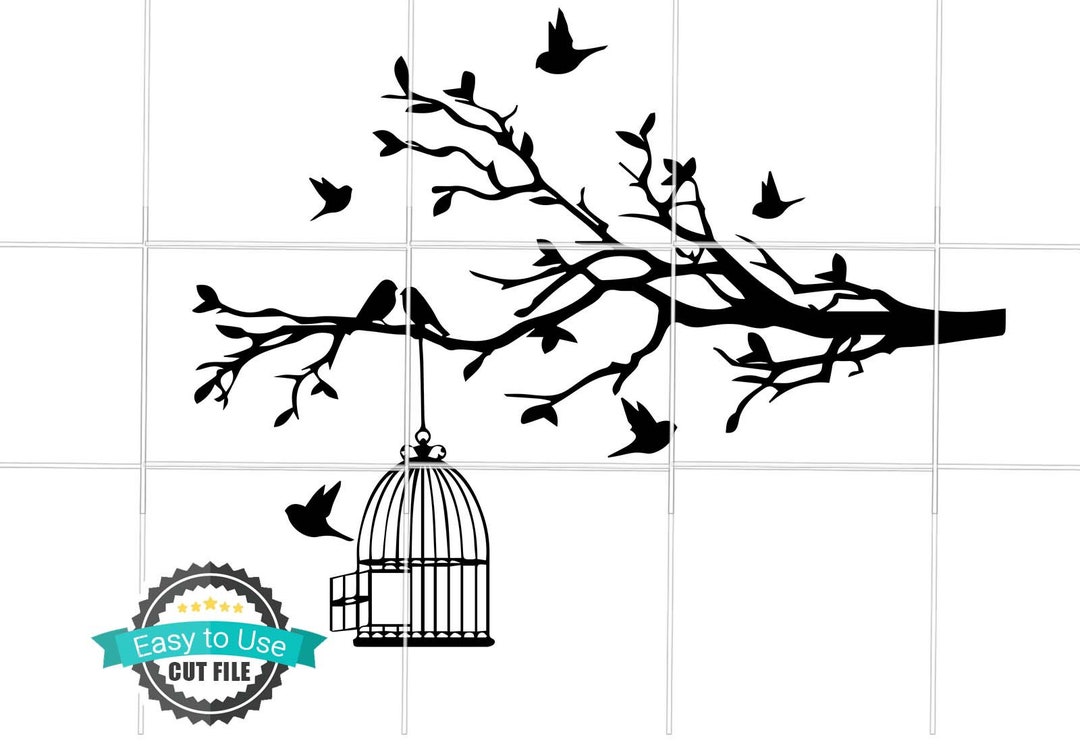 Bird SVG Bird on Branch SVG Birds SVG Birds on Branch Svg - Etsy