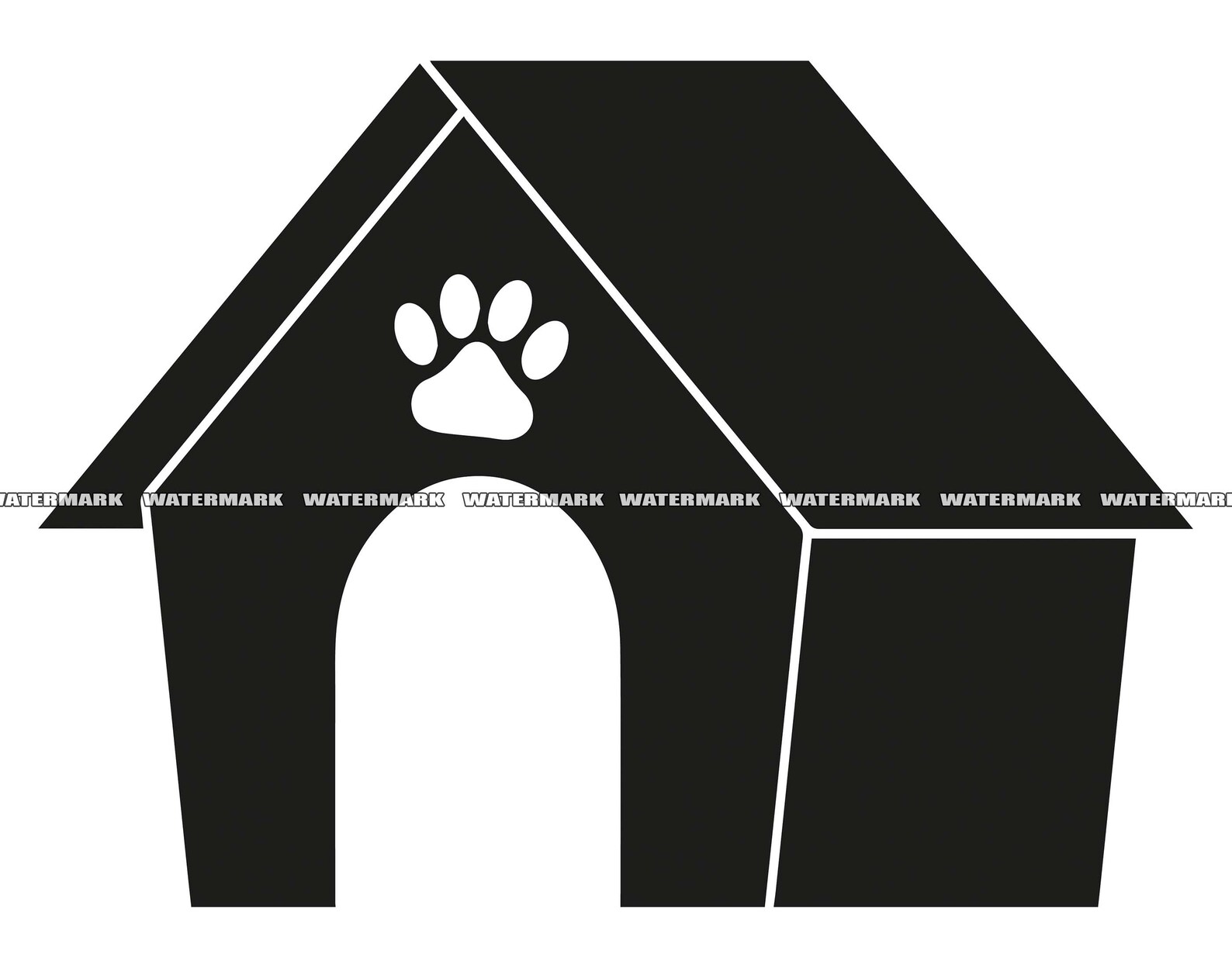 Dog House SVG Dog House Cut File Dog House DXF Dog House Etsy